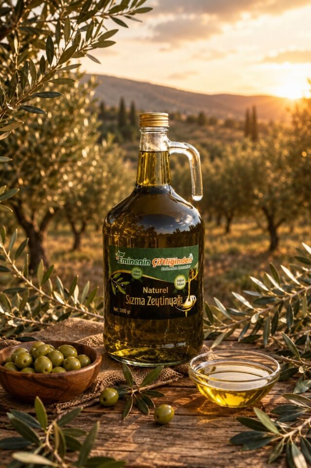 ERKEN HASAT SOĞUK SIKIM ZEYTİN YAĞ 3 LT
