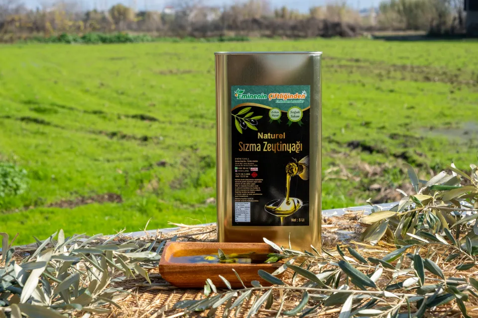 ERKEN HASAT SOĞUK SIKIM ZEYTİN YAĞ TENEKE 5 LT