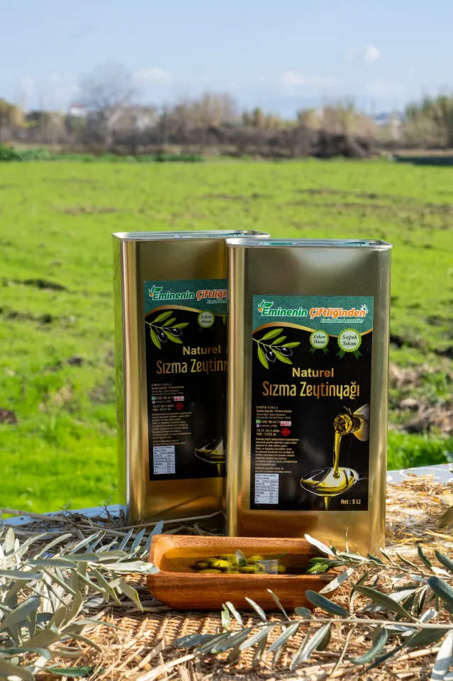 ERKEN HASAT SOĞUK SIKIM ZEYTİN YAĞ TENEKE 5 LT