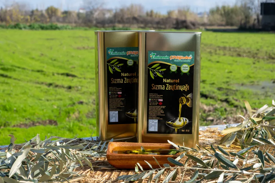 ERKEN HASAT SOĞUK SIKIM ZEYTİN YAĞ TENEKE 5 LT