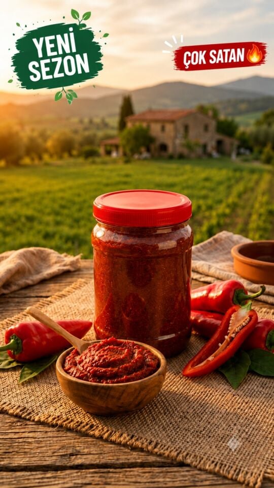 ACI BİBER SALÇASI 1KG