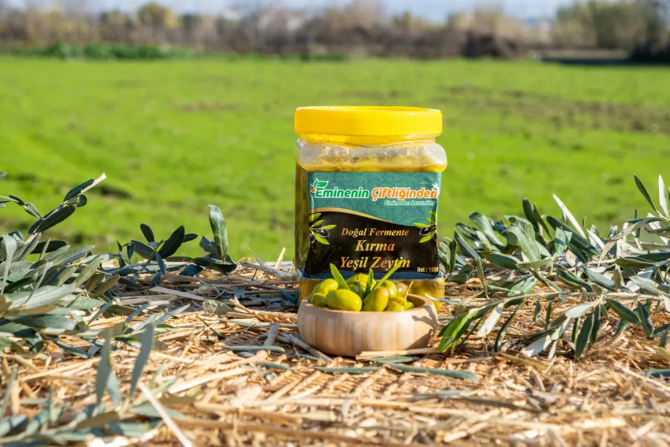 YEŞİL KIRMA ZEYTİN 1 KG