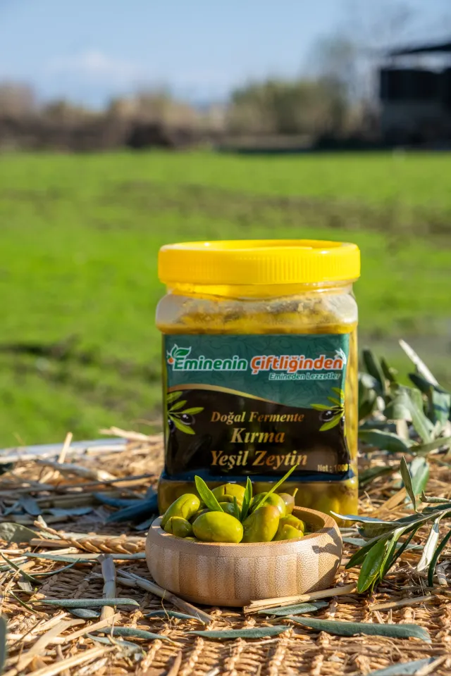 YEŞİL KIRMA ZEYTİN 1 KG