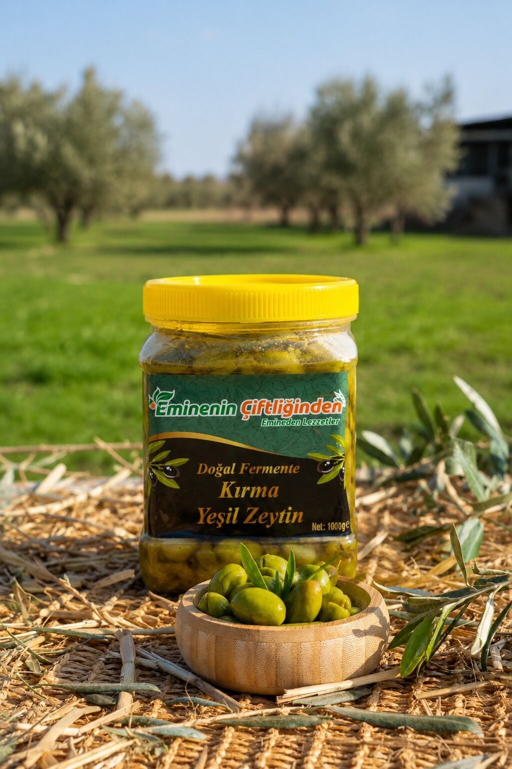 YEŞİL KIRMA ZEYTİN 1 KG
