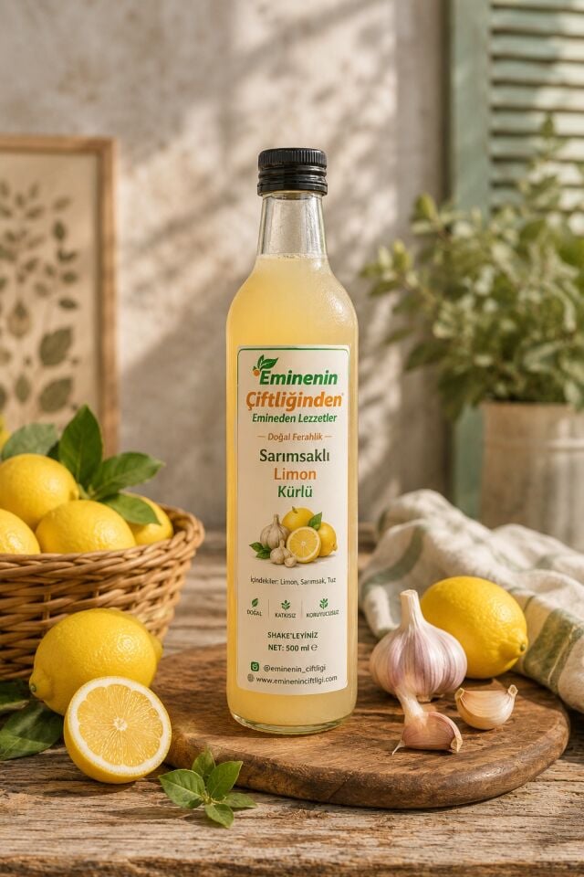 SARIMSAKLI LİMON KÜRÜ 500 ML