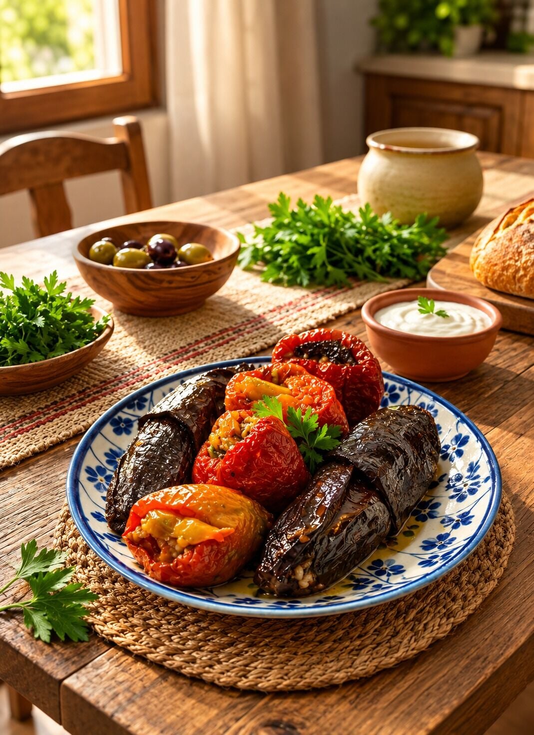 KURU BİBER-PATLICAN DOLMASI (1 KG)