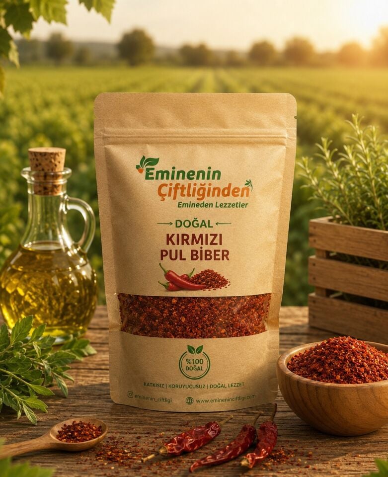 KIRMIZI PUL BİBER (1 KG)