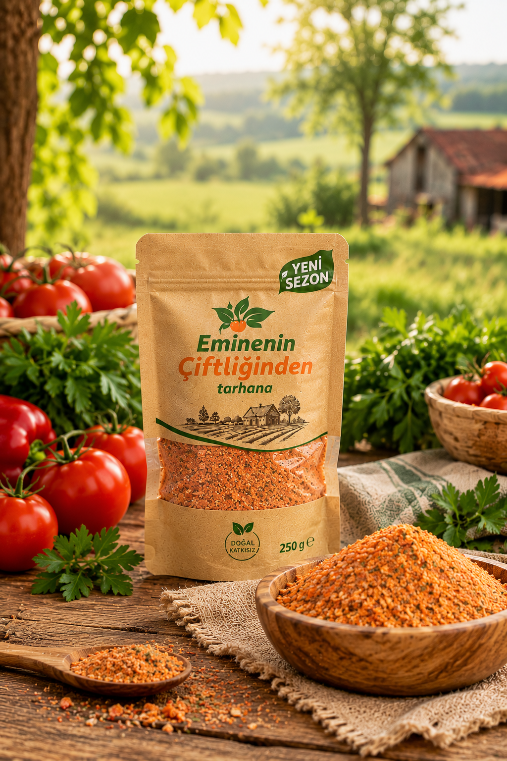 BOL SEBZELİ TERHANA (250 GR)