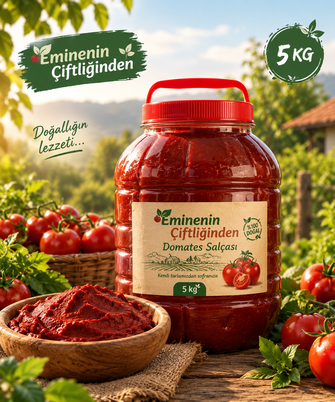 DOMATES SALÇASI (5 KG)