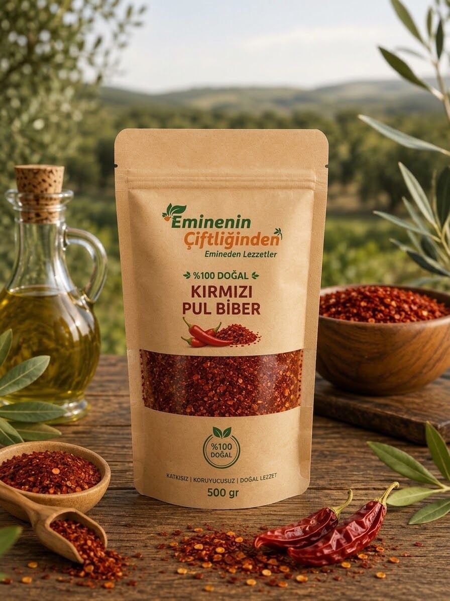KIRMIZI PUL BİBER (500 GR)